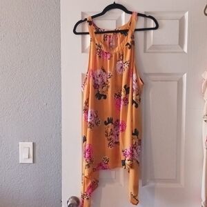 TORRID Sleeveless Floral Tunic